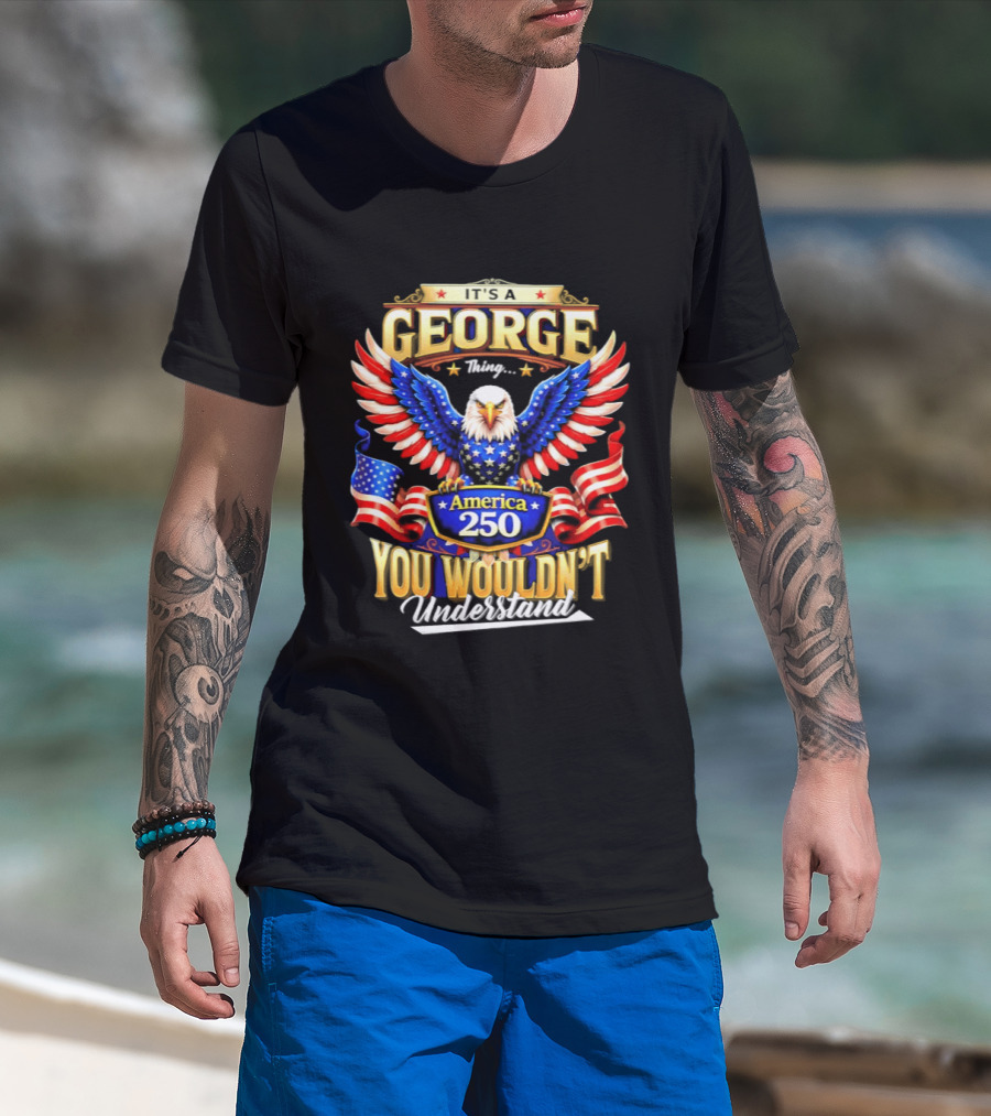George America 250th Anniversary Bald Eagle You Wouldn't Understand T-Shirt