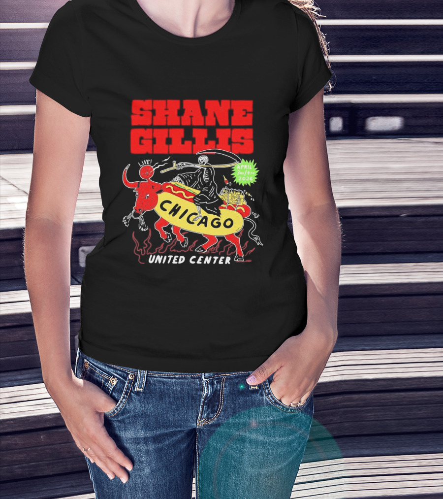 Shane Gillis Chicago April 3 4 2026 United Center T-Shirt