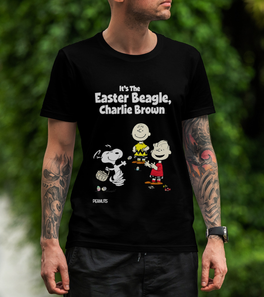 It's The Easter Beagle Charlie Brown Peanuts Snoopy Woodstock T-Shirt
