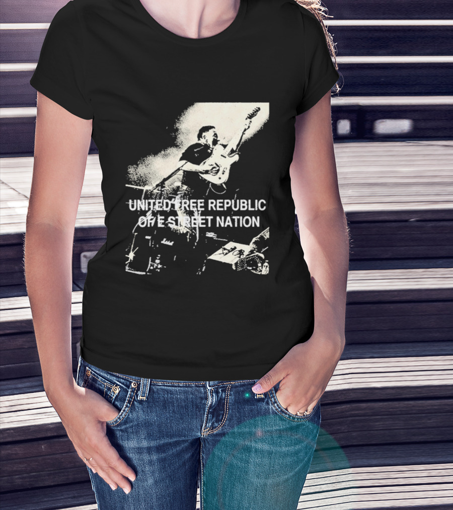 Bruce Springsteen 2026 Land Of Hope And Dreams American Tour United Free Republic One Street Nation T-Shirt