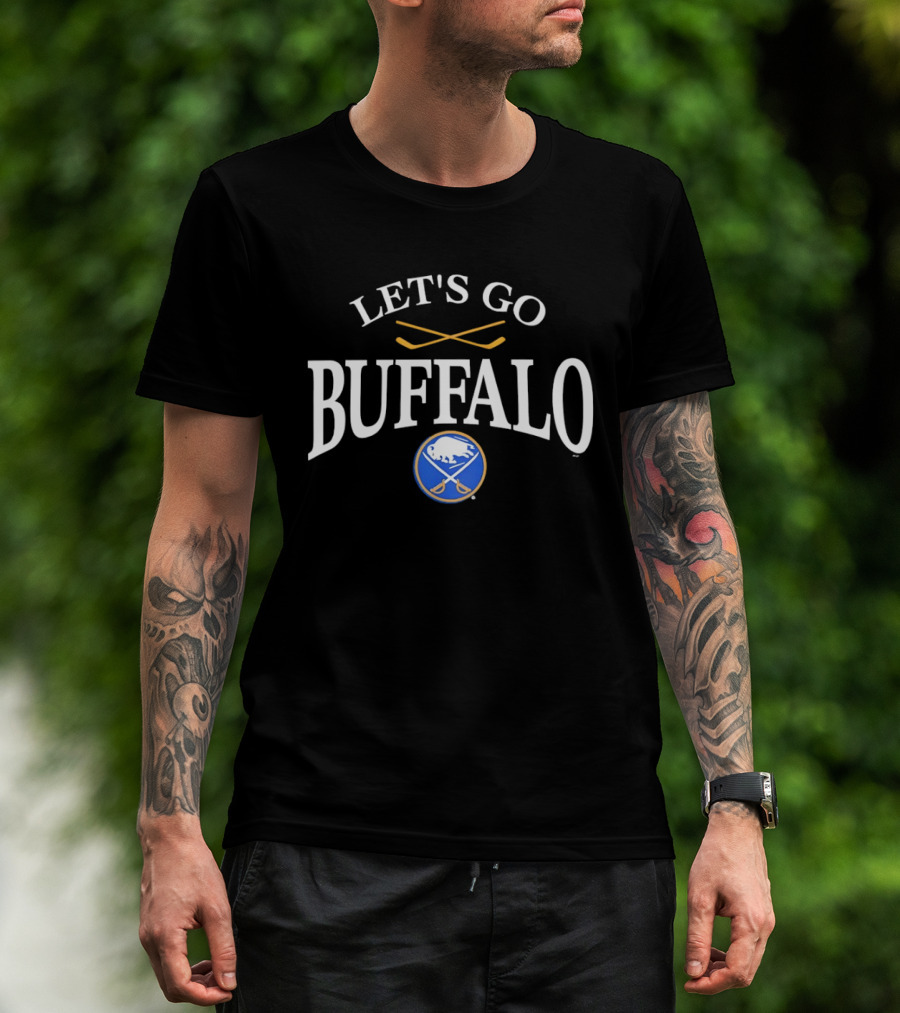Let's Go Buffalo Sabres Royal Cross Town T-Shirt