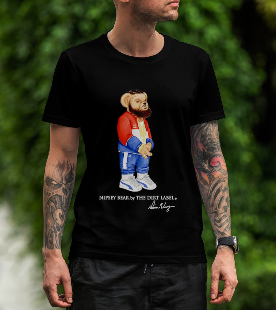 Nipsey Bear Puma Tracksuit By The Dirt Label T-Shirt
