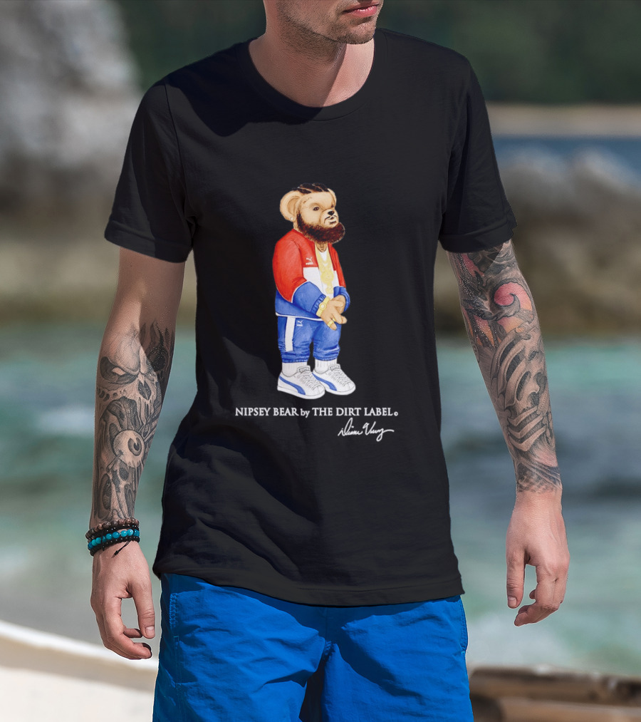 Nipsey Bear Puma Tracksuit By The Dirt Label T-Shirt