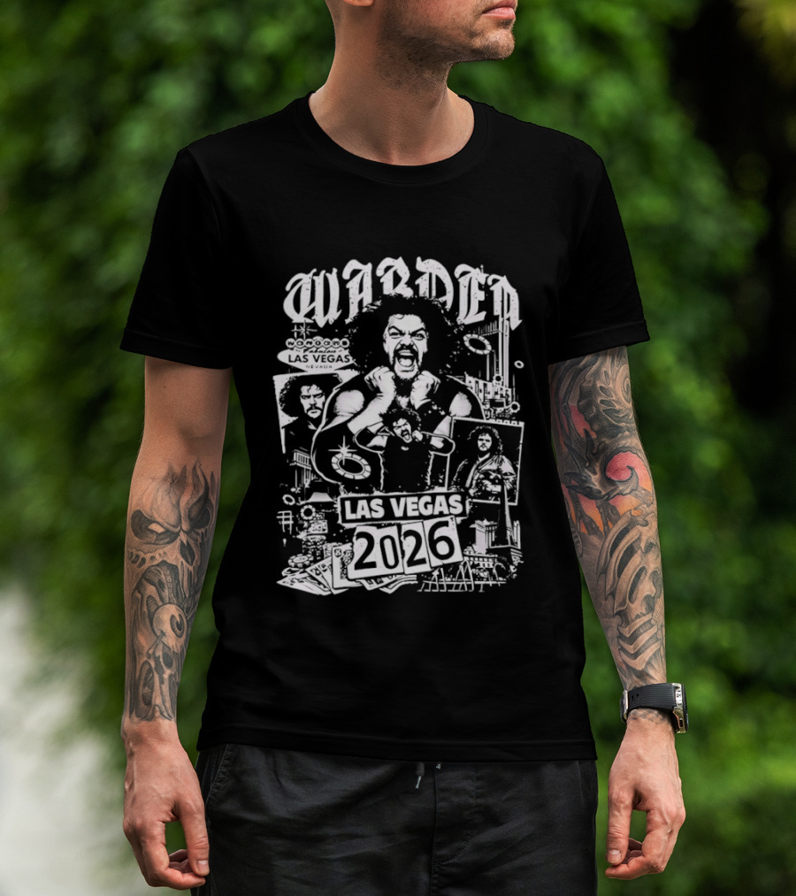 Wardenmania 2026 Las Vegas Event Style With Icons And Portraits T-Shirt