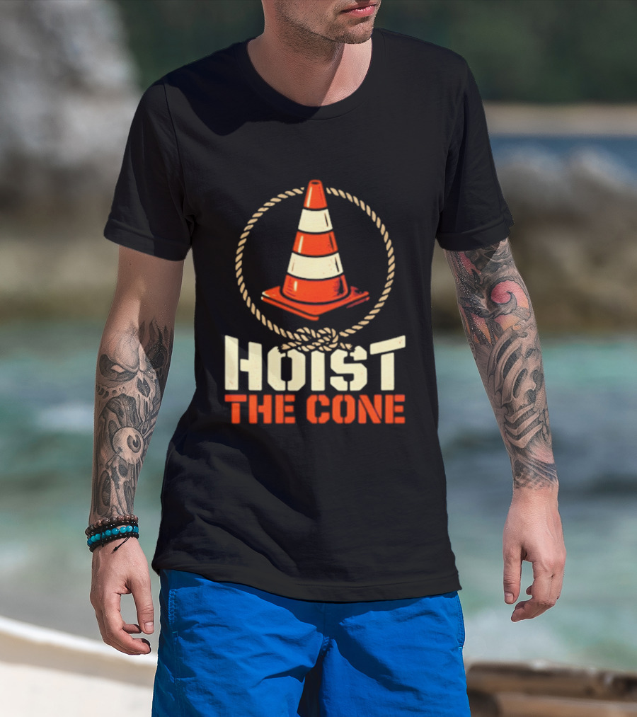 Pittsburgh Pirates Hoist The Cone Rope Traffic Cone T-Shirt