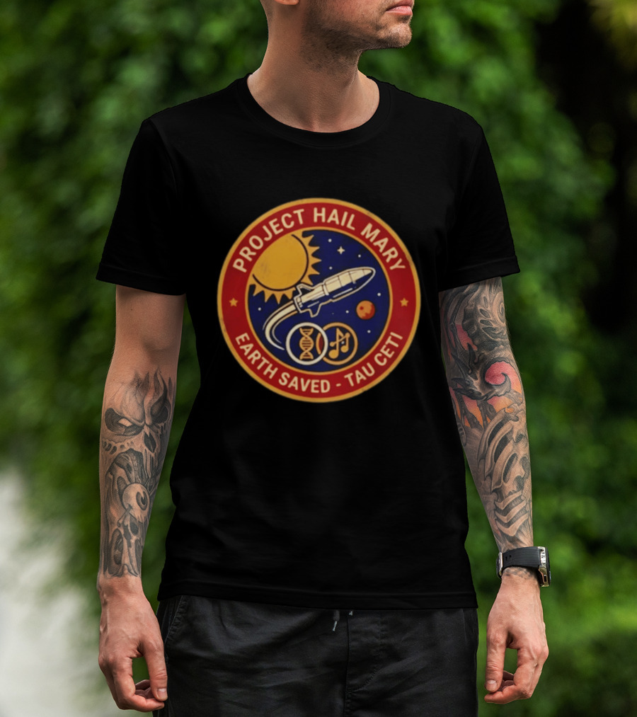 Project Hail Mary Earth Saved Tau Ceti T-Shirt