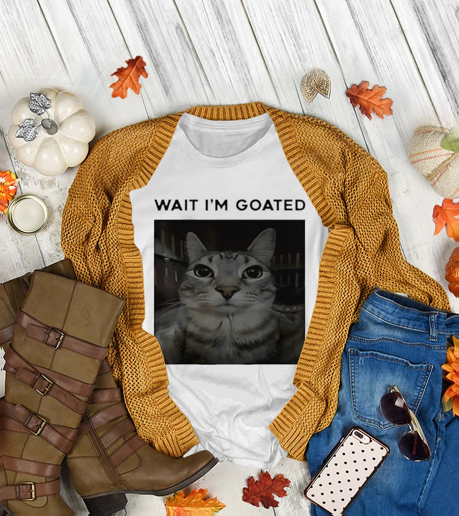 Wait I'm Goated Cat T-Shirt