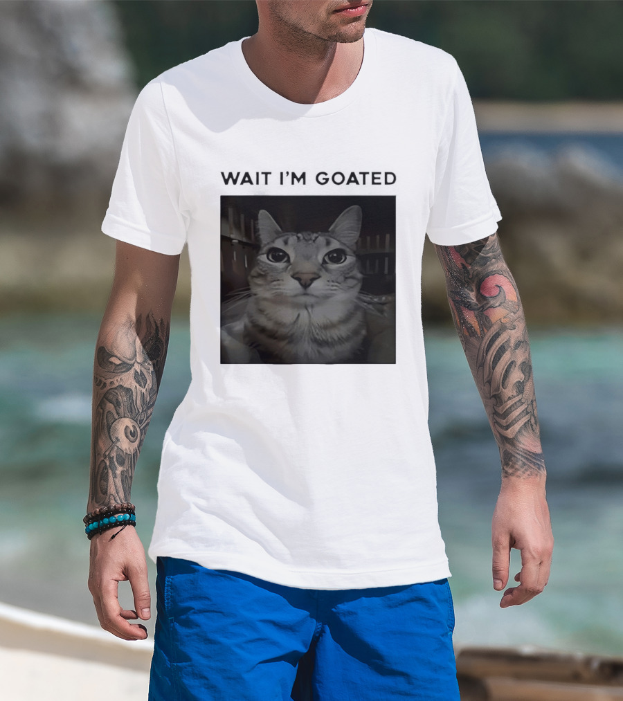 Wait I'm Goated Cat T-Shirt