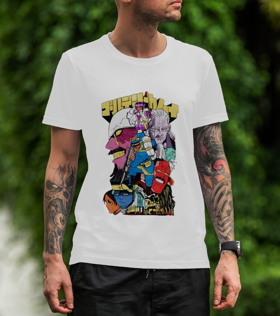 Golden Kamuy Manga Characters Collage T-Shirt