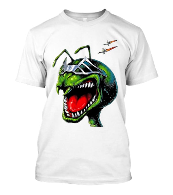 Hellstar Anthony Edwards Ant Man Alien Creature With Sunglasses And Spacecrafts T-Shirt