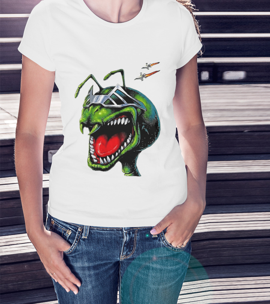 Hellstar Anthony Edwards Ant Man Alien Creature With Sunglasses And Spacecrafts T-Shirt