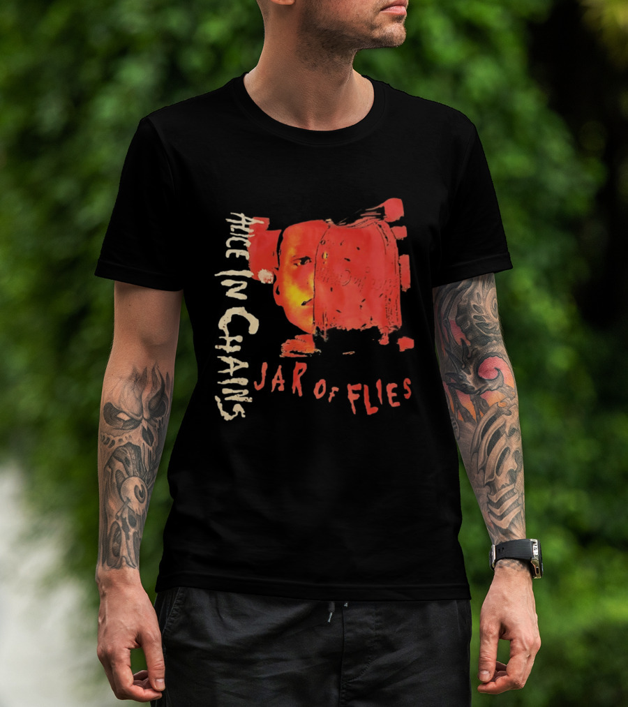 Alice In Chains Jar Of Flies Album Art Face T-Shirt