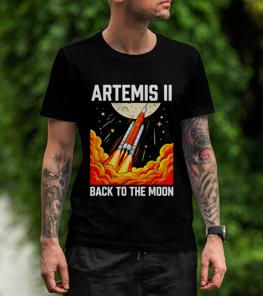 Artemis II Moon Mission Rocket Launch Back To The Moon T-Shirt