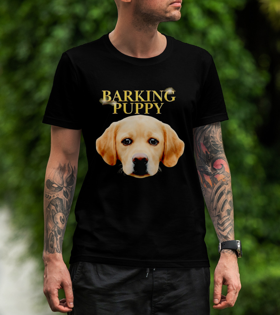 Barking Puppy Marley And Me Dog Labrador Retriever T-Shirt