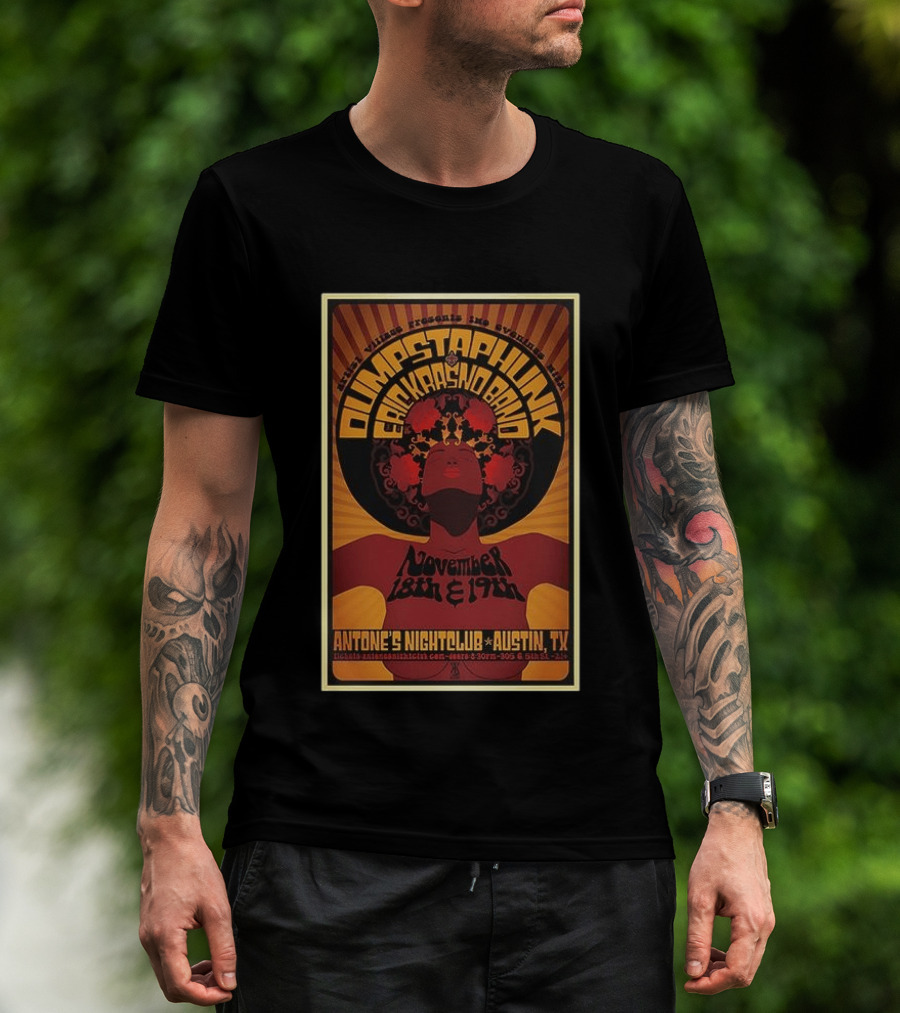 Dumpstaphunk Eric Krasno Band November 18th 19th Antone's Nightclub Austin TX Concert T-Shirt