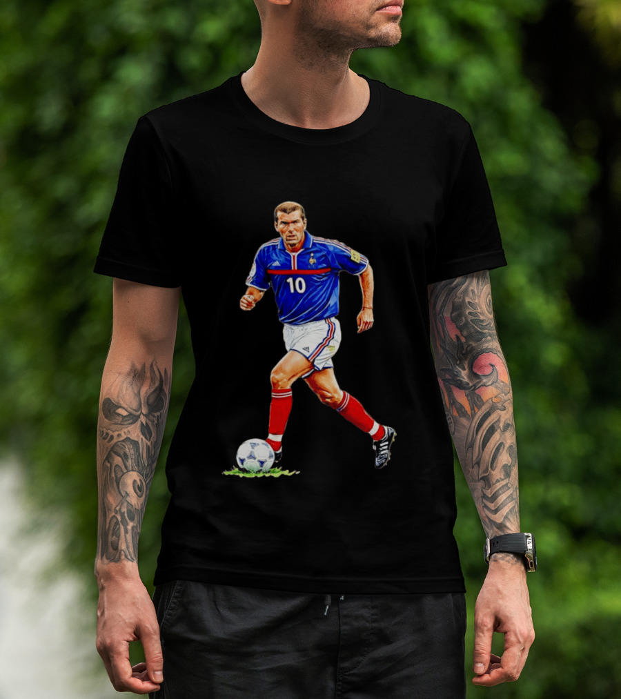 Zinédine Zidane France Football Number 10 World Cup 1998 T-Shirt