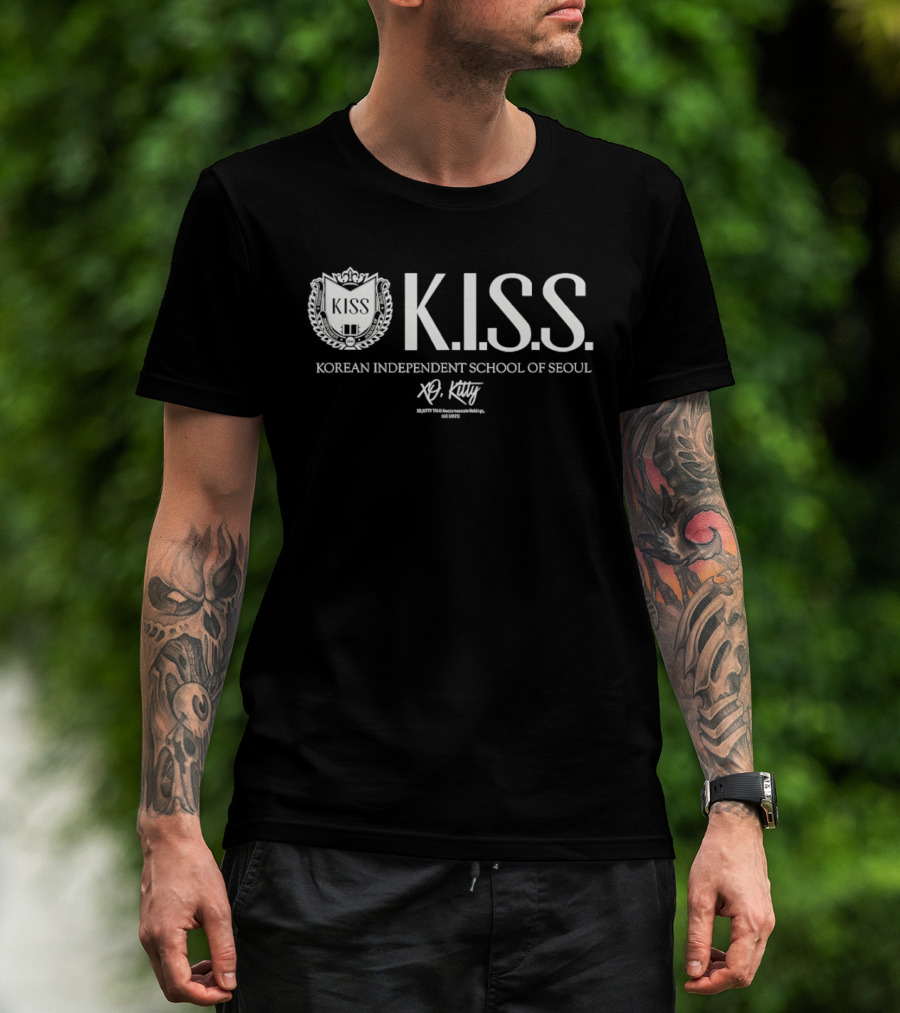 KISS Korean Independent School Of Seoul XO Kitty Collaboration T-Shirt