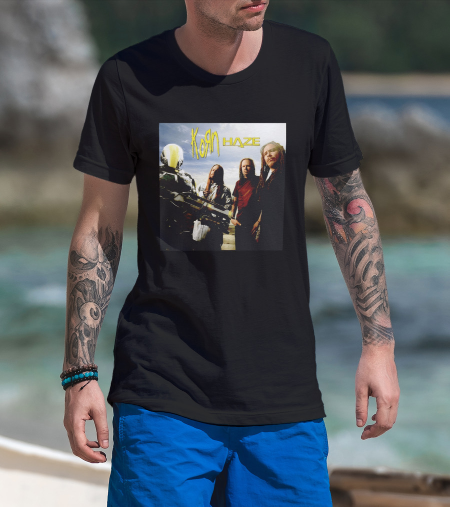 Korn Haze Band Members With Sci Fi Armor T-Shirt