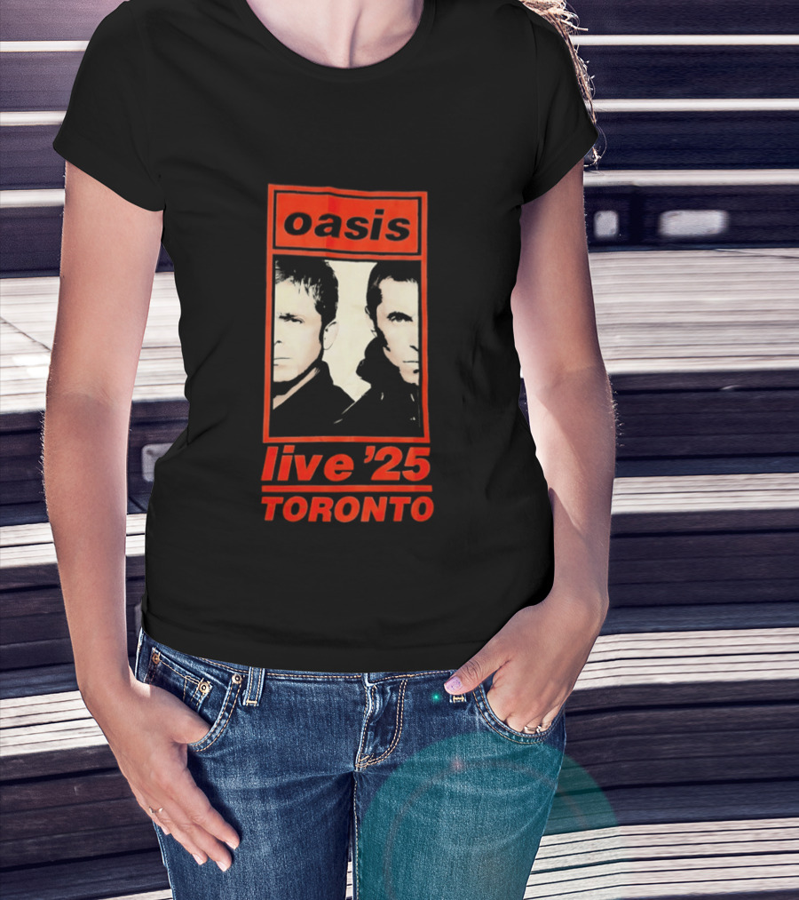 Oasis Live '25 Toronto Concert Event T-Shirt