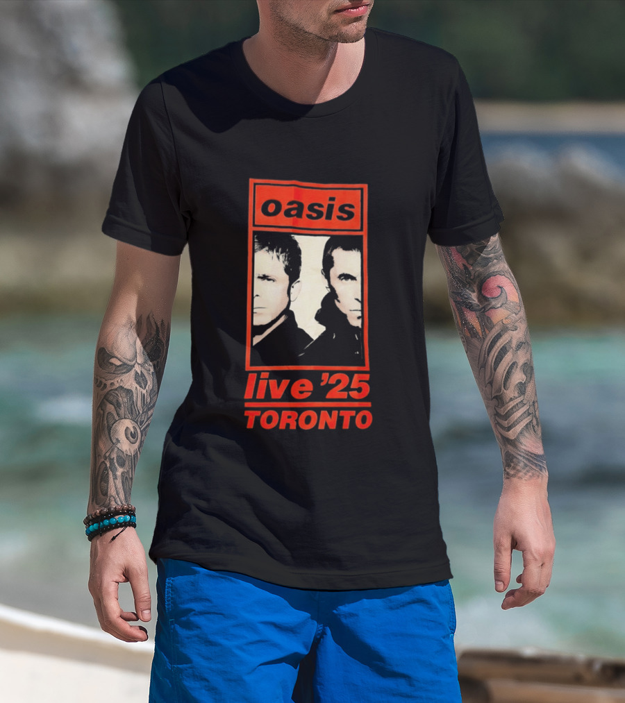 Oasis Live '25 Toronto Concert Event T-Shirt