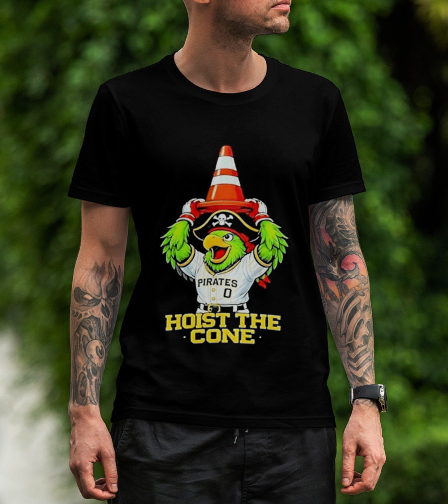 Pirate Parrot Hoist The Cone Pittsburgh Pirates Baseball 2026 T-Shirt