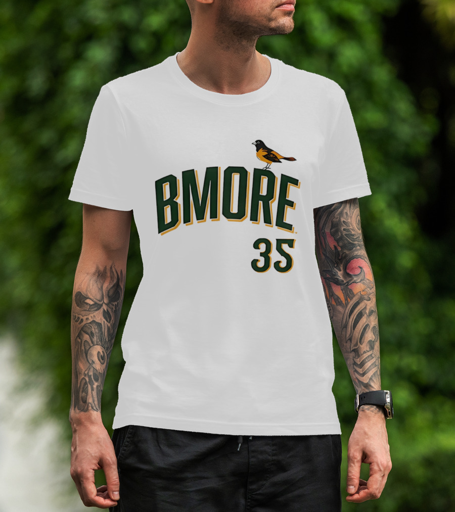 Baltimore Orioles Bmore 35 City Connect Bird T-Shirt