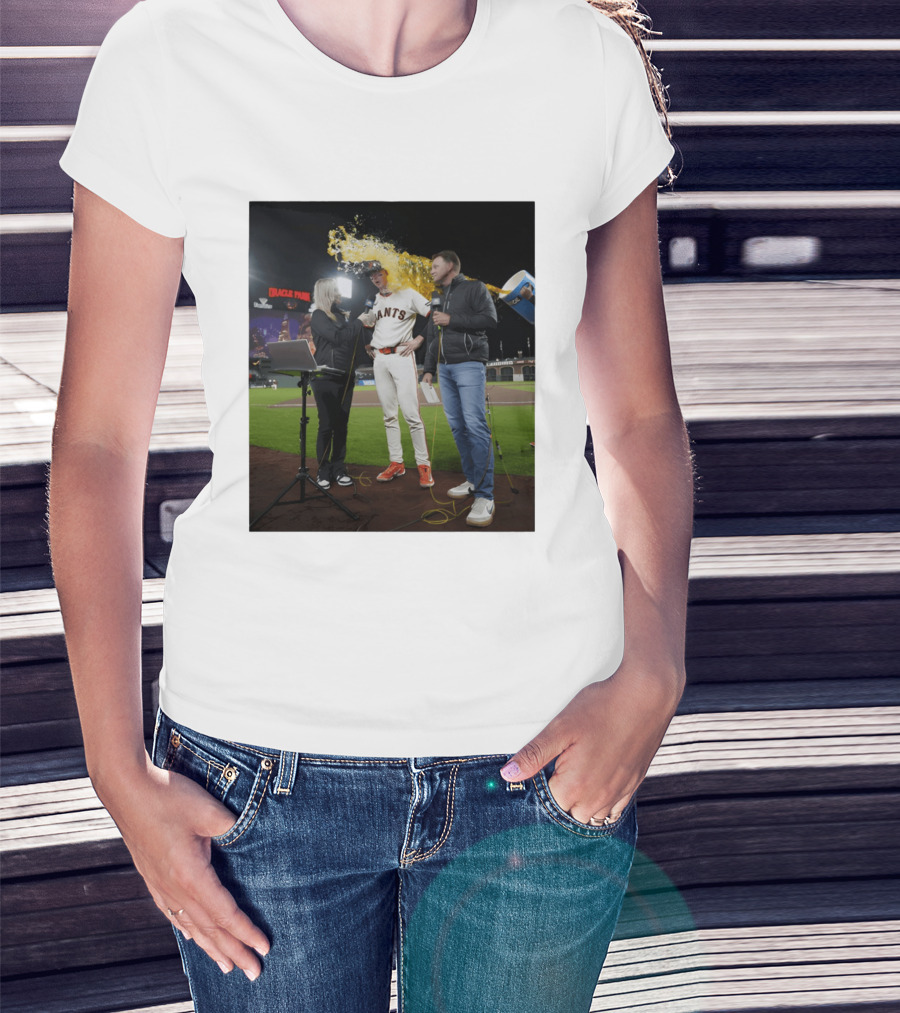 Daniel Susac Interview Oracle Park San Francisco Giants Celebration Moment T-Shirt