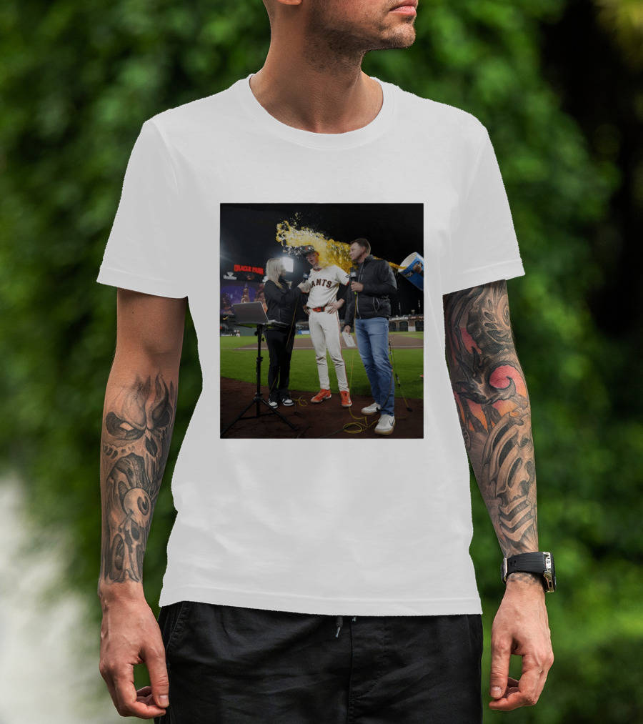 Daniel Susac Interview Oracle Park San Francisco Giants Celebration Moment T-Shirt