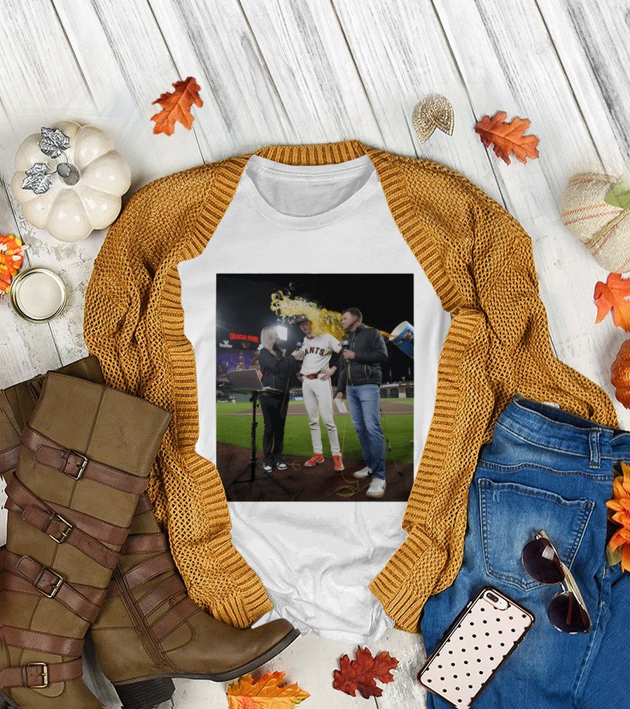 Daniel Susac Interview Oracle Park San Francisco Giants Celebration Moment T-Shirt