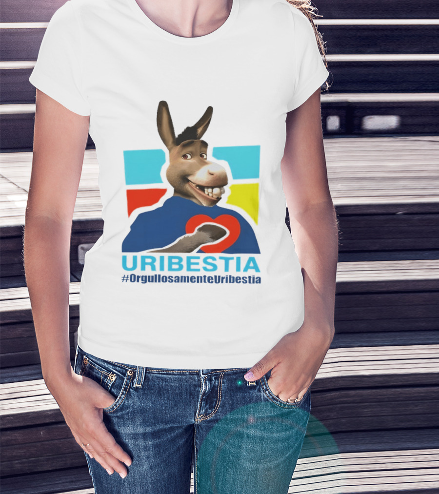 Donkey From Shrek Uribestia OrgullosamenteUribestia Hashtag T-Shirt