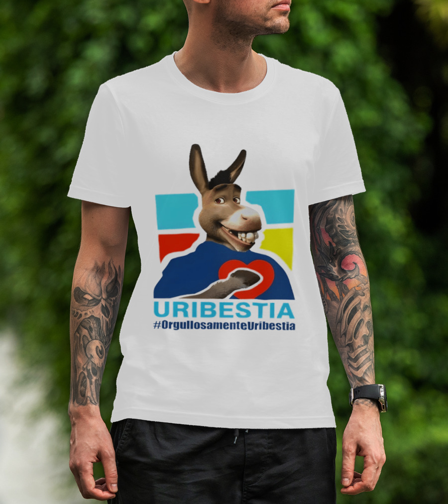 Donkey From Shrek Uribestia OrgullosamenteUribestia Hashtag T-Shirt