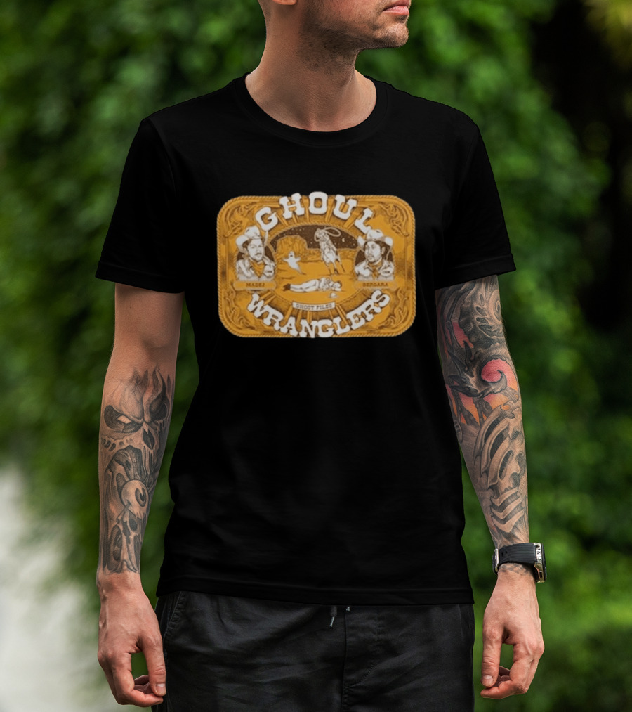 Ghost Files Ghoul Wranglers Madej Bergara Cowboy T-Shirt