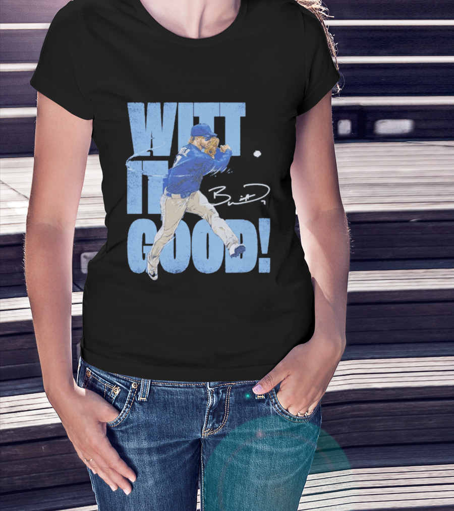 Bobby Witt Jr Kansas City Royals Witt It Good Celebrating Baseball Excellence T-Shirt