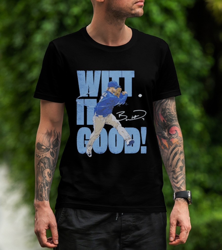 Bobby Witt Jr Kansas City Royals Witt It Good Celebrating Baseball Excellence T-Shirt