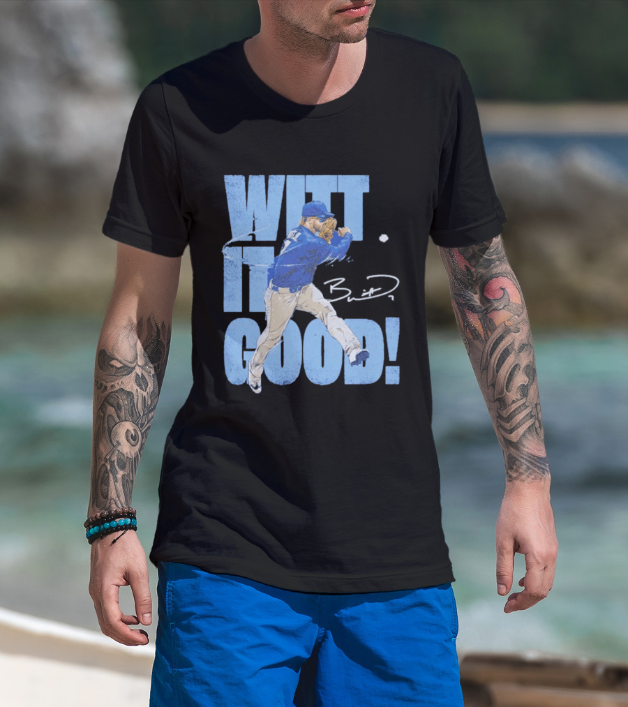 Bobby Witt Jr Kansas City Royals Witt It Good Celebrating Baseball Excellence T-Shirt