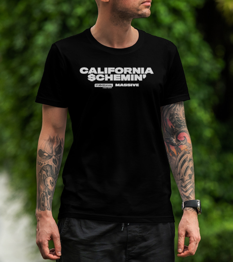 California $ Schemin' Reckless Massive T-Shirt