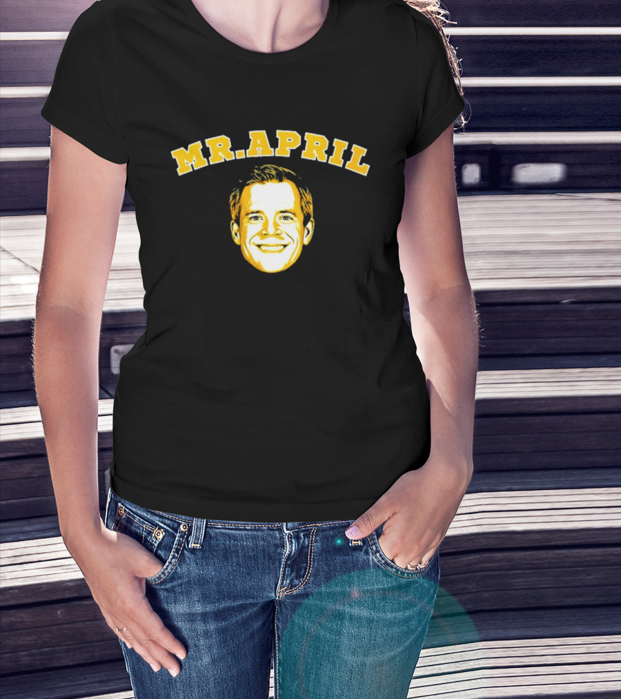Michigan Wolverines Mr. April Big Head T-Shirt
