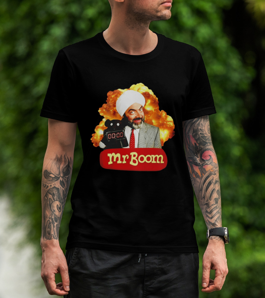 Mr Boom Meme Explosion Countdown Teddy T-Shirt
