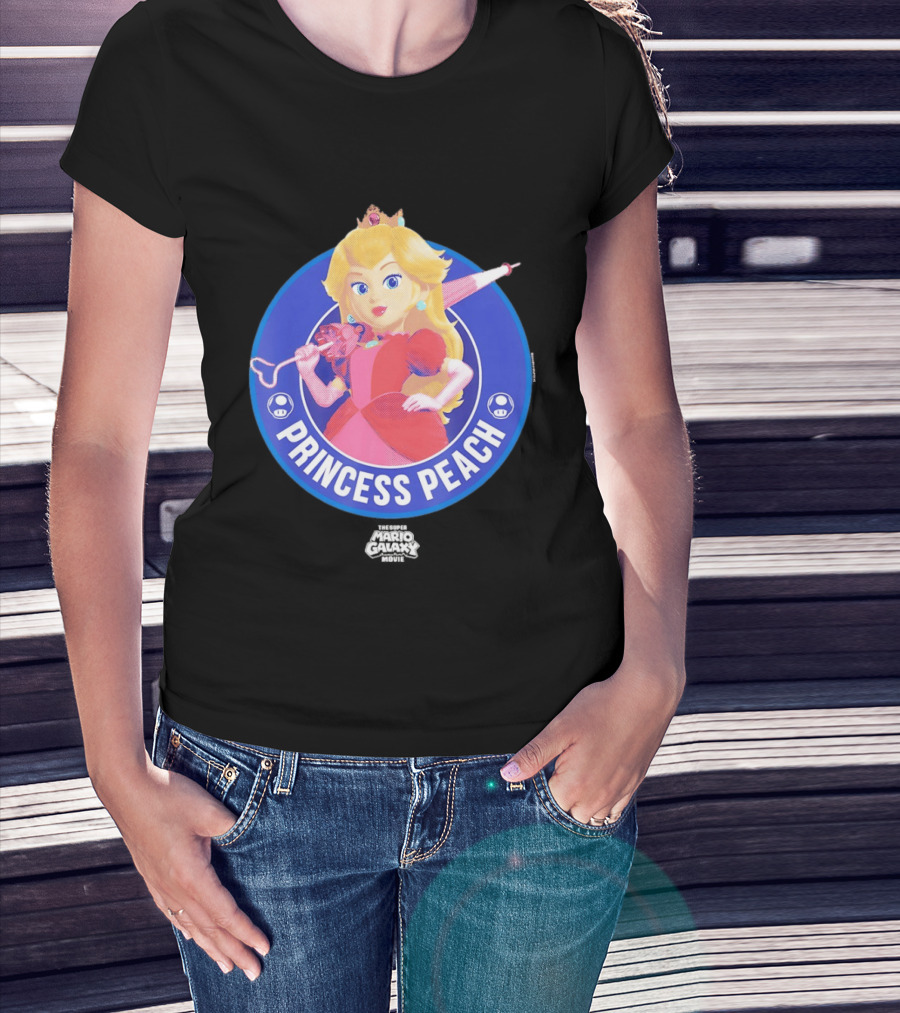 Princess Peach Super Mario Galaxy Movie Adventure T-Shirt