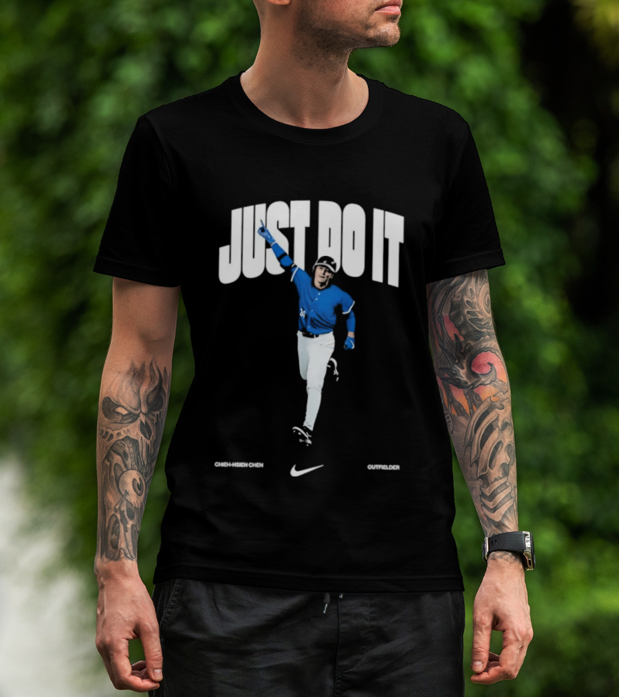Just Do It Nike Baseball Chieh Hsien Chen Outfielder T-Shirt