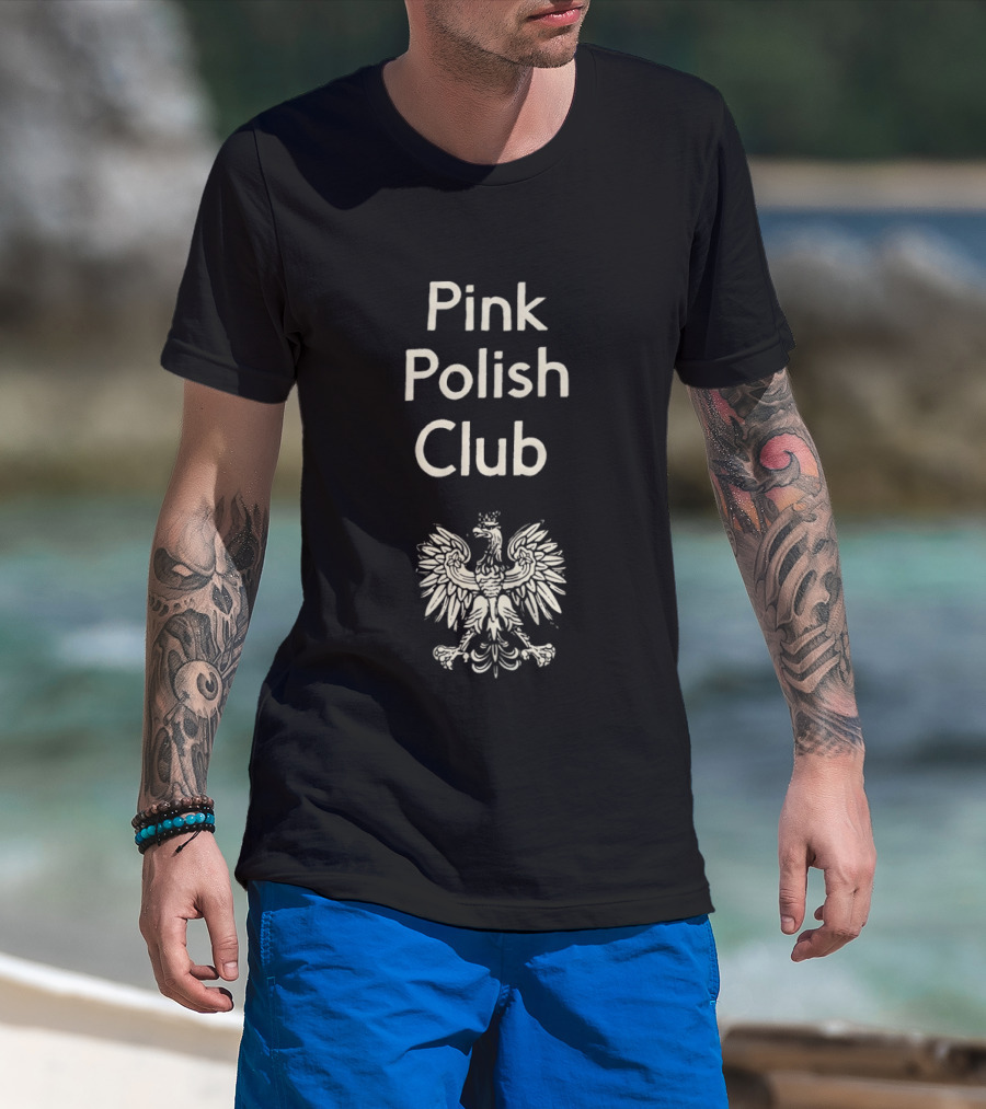 Pink Polish Club Poland Coat Of Arms Icon Eagle T-Shirt