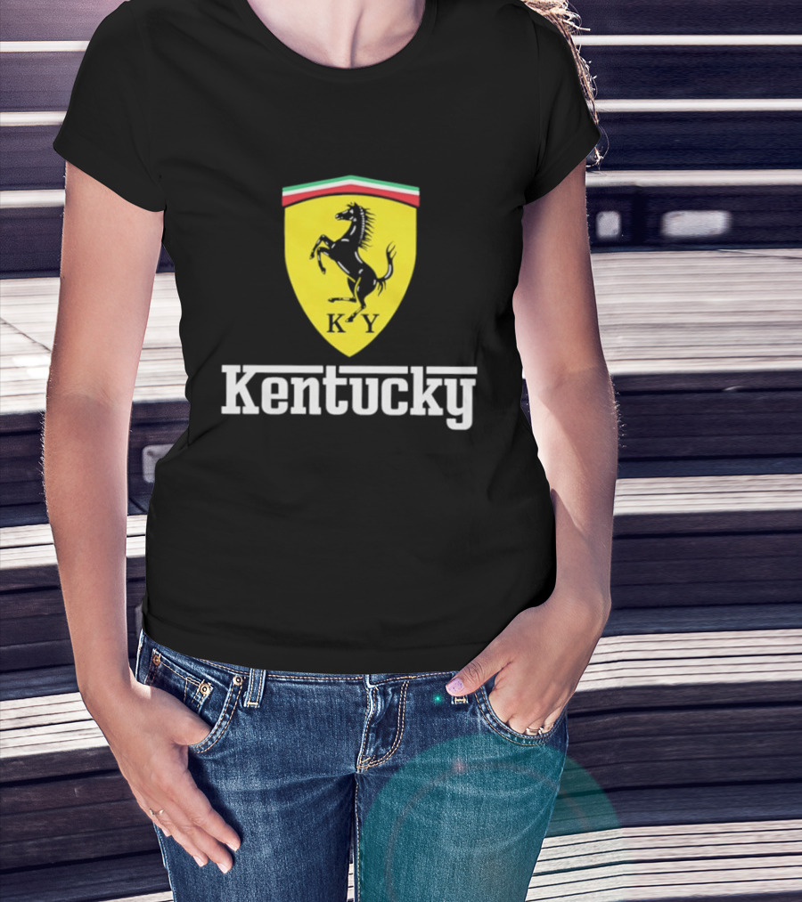 Kentucky Horsepower Ferrari T-Shirt