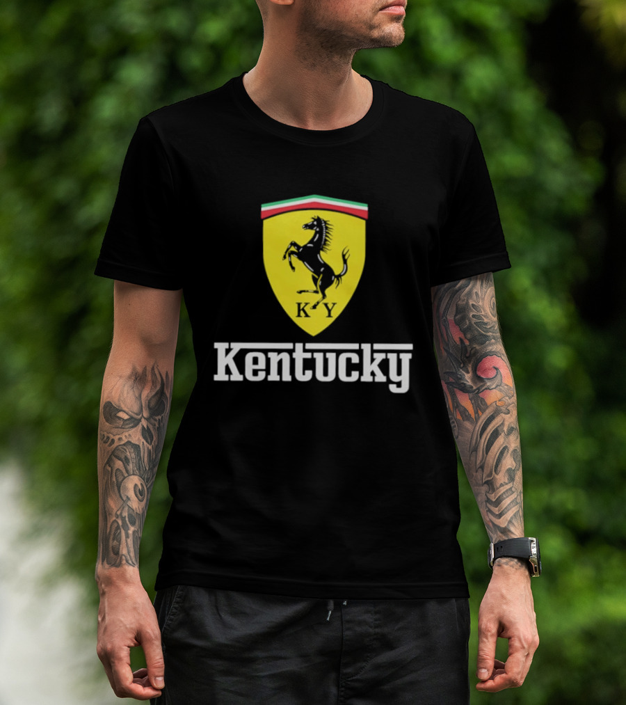 Kentucky Horsepower Ferrari T-Shirt