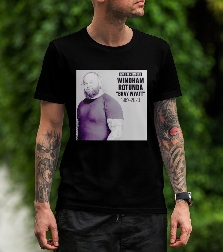 WWE Remembers Windham Rotunda Bray Wyatt 1987 2023 T-Shirt
