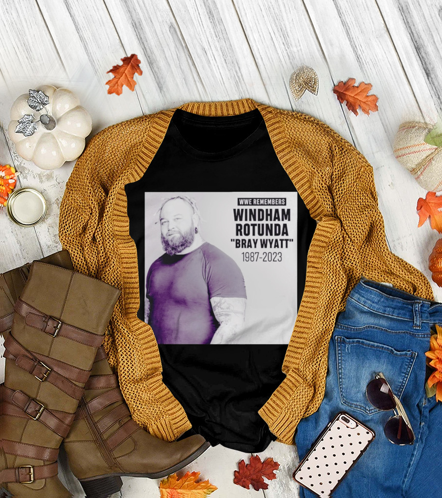 WWE Remembers Windham Rotunda Bray Wyatt 1987 2023 T-Shirt