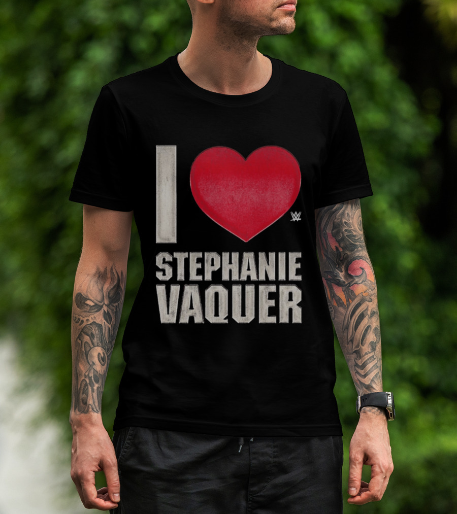 I Heart Stephanie Vaquer Enthusiast Passion W Red Heart T-Shirt