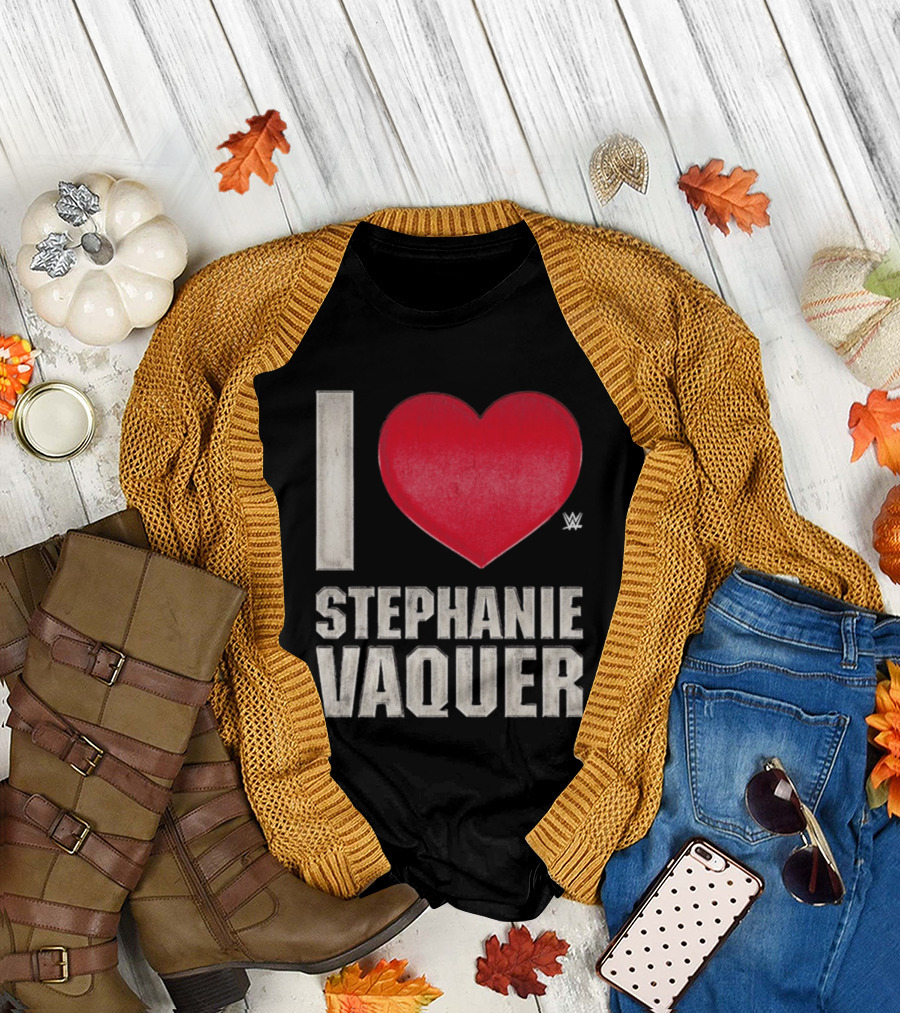 I Heart Stephanie Vaquer Enthusiast Passion W Red Heart T-Shirt