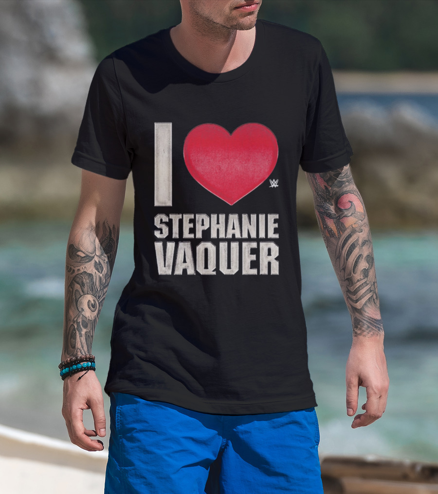 I Heart Stephanie Vaquer Enthusiast Passion W Red Heart T-Shirt