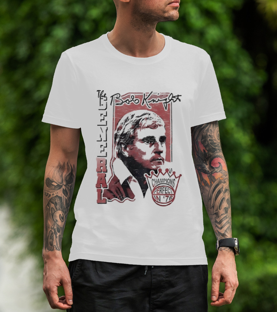 Bob Knight The General Champions Reflections 17 T-Shirt