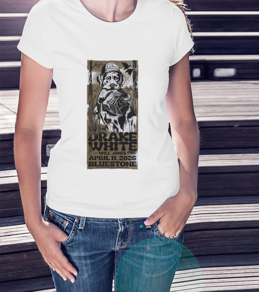 Drake White April 11 2026 Bluestone Columbus OH With Will Jones The Other Church Of Country Music T-Shirt
